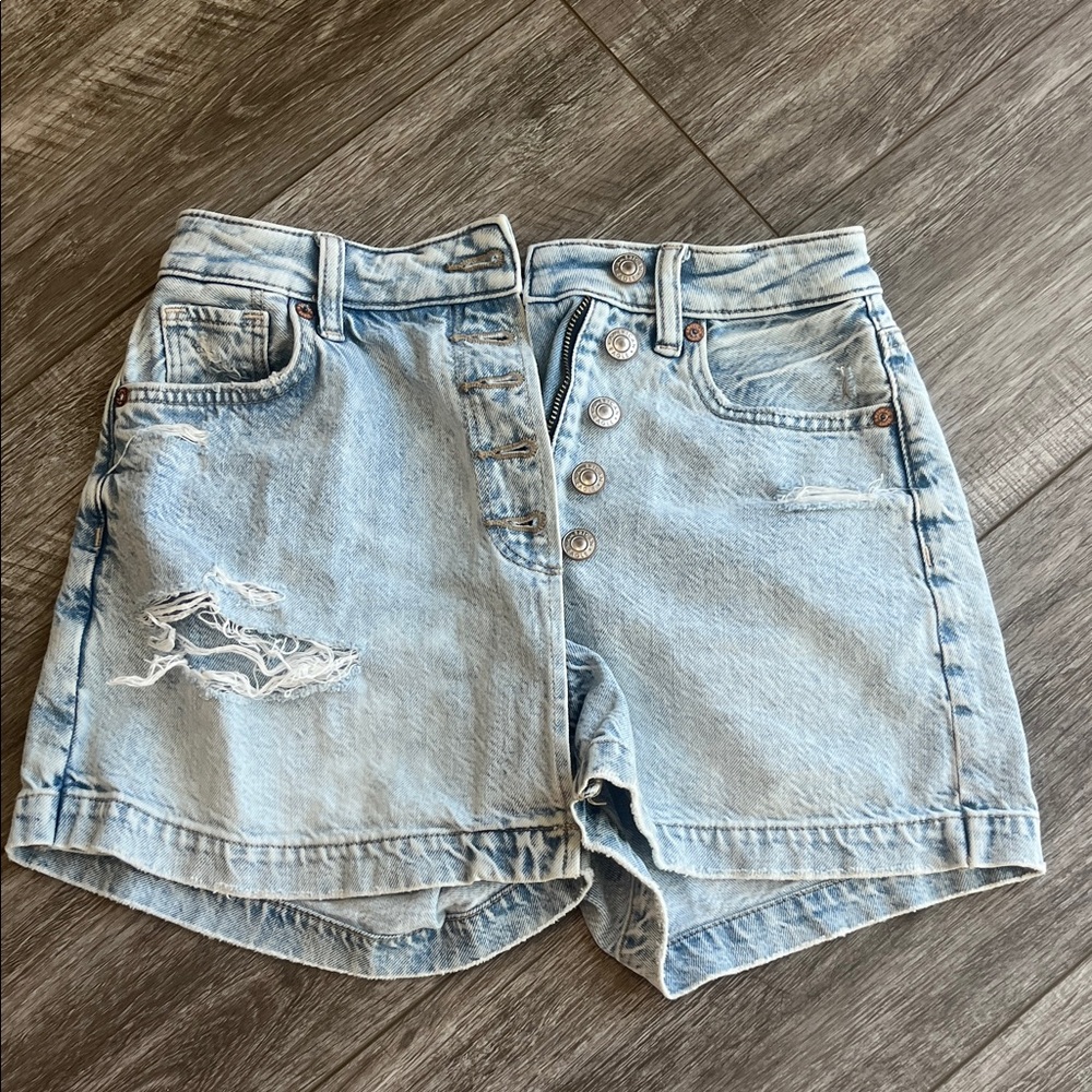 Denim High-Waisted Women Skort